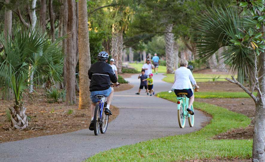 Bike Trail in Palm Coast Florida | Amaral Homes and Pools